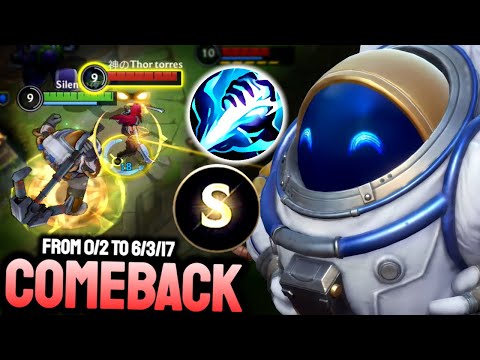 NAUTILUS JUNGLE HARD KATARINA COUNTER? (S RATING) BAD START FROM 0/2 TO 6/3/17 | Nautilus Wild Rift