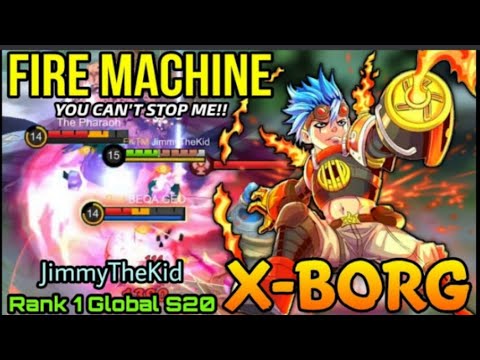 100% UNSTOPPABLE  X. BORG THE FIRE MACHINE / HYPER _ 23_ KILLS _ SOLO MLBB/ IN_ RANK MODE