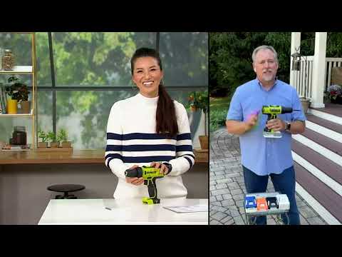 Sun Joe 24V Cordless Variable Speed Drill Driver (Tool Only) on QVC