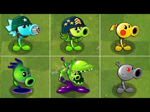 All PEA Plants LEVEL 1000 vs Big Wave Beach Final Boss - Plants vs Zombies 2 Mod