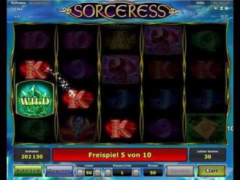 Sorceress kostenlos spielen - Novomatic / Novoline