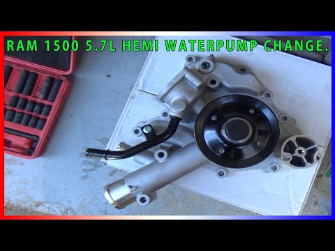 2015 Dodge Ram 1500 Hemi 5.7L Water pump Change.