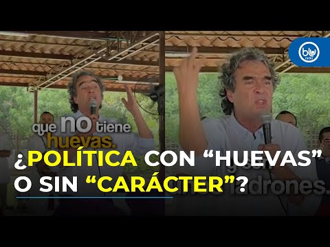 Así respondió Sergio Fajardo a ciudadano que lo cuestionó por "falta de huevas"