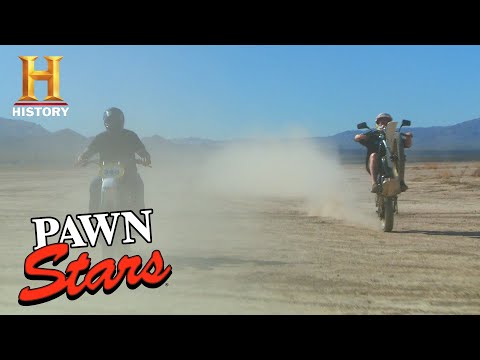 ポーン・スターズ。コーリーは、2つのハスクバーナバイク（シーズン10）と仕事と遊びを混ぜる｜歴史 (Pawn Stars: Corey Mixes Work and Play with Two Husqvarna Motorcycles (Season 10) | History)