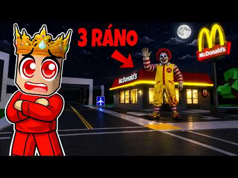 NIKDY NECHOĎ do MCDONALD ve 3 Ráno v Brookhaven! (Strašidelné)