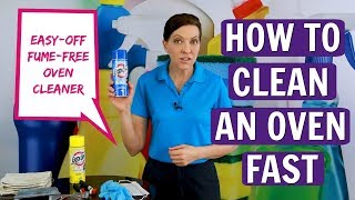 How to Clean an Oven FAST with Easy-Off Fume Free Oven Cleaner (Product Review)