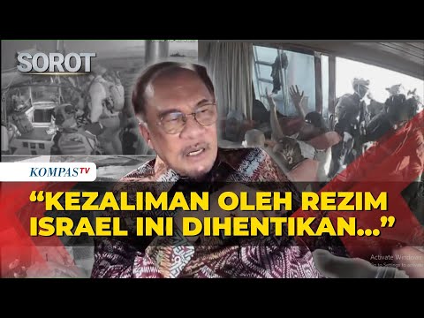 Anwar Ibrahim Geram WN Malaysia Ditahan Tentara Israel di Kapal Global Sumud Flotilla