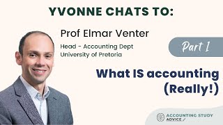 Yvonne chats to: Prof Elmar Venter - What IS accounting?!