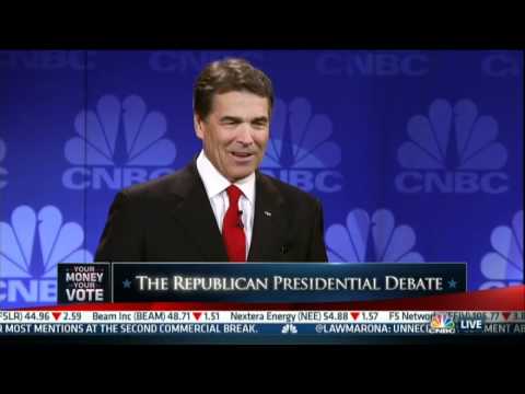 Perry stumbles at GOP debate