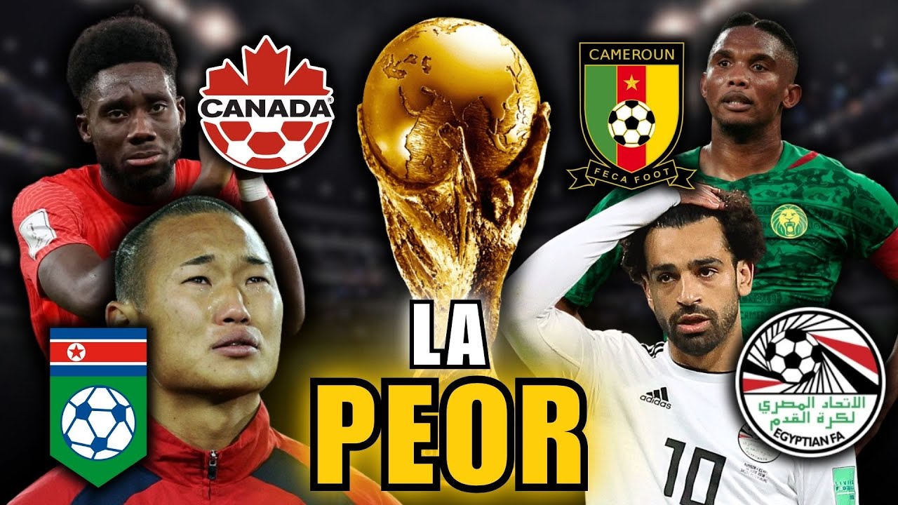 La PEOR SELECCIÓN de cada MUNDIAL (2002-2022) | ¿Cómo les fue? 🤔