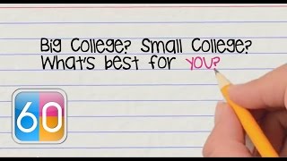 College Application Video Tip #4: What Size College is Right for Me?