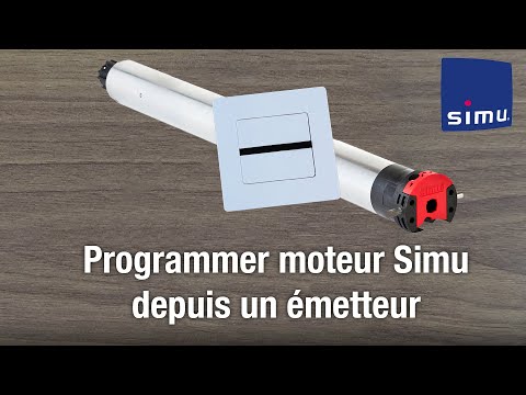Program Simu transmitter and its motor (Reset) - 100% Roller Shutter