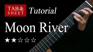 Moon River (Easy) - Fingerstyle Lesson + TAB