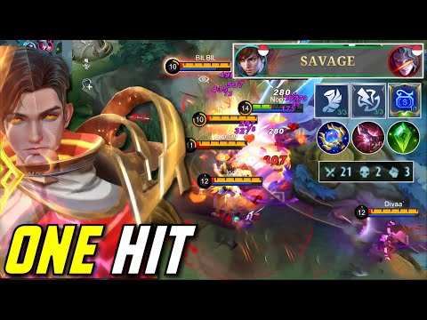 GUSION 1 HIT COMBO BRUTAL DAMAGE SAVAGE!! | GUSION BEST BUILD 2023 - Mobile Legends