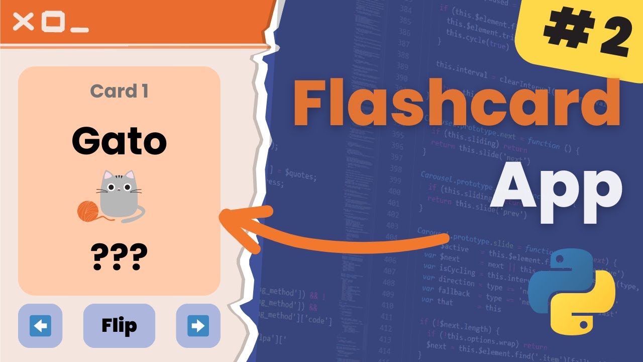 Build a Flashcard App with Python & Tkinter (Part 2)