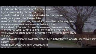 Let&#39;s Practice! Mac Lethal AMAZING TONGUE TWISTER RAP