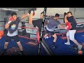 JAIME MUNGUIA GOING ALL OUT ON IN MITT WORKOUT! THROWS RIB BREAKING COMBOS TO THE BODY IN TRAINING