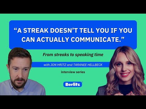 Why Speaking Time Matters More Than Streaks | Berlitz Global Product Director Jon Hritz