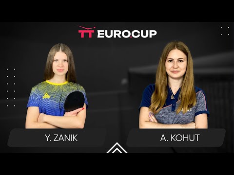 19:40 Yulianna Zanik - Alina Kohut 03.04.2024 TT Euro.Cup Women Ukraine Master. TABLE 4