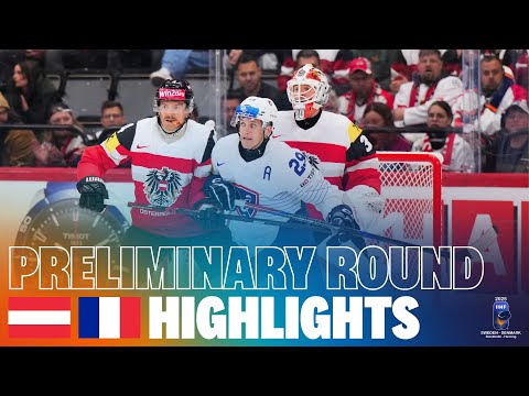 Highlights: AUSTRIA vs FRANCE | 2025 #MensWorlds #IIHF