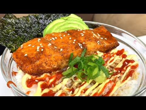 VIRAL TIKTOK SALMON RICE BOWL!
