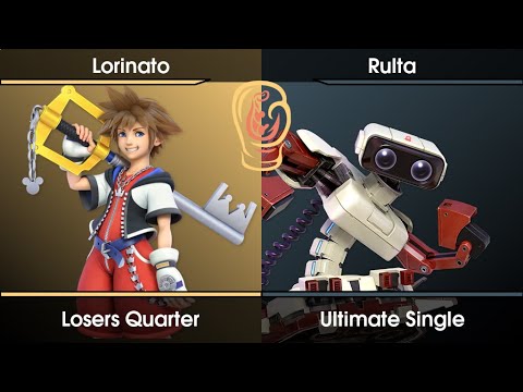 Salamender's Cup #1 Losers Quarter - Lorinato (Sora) Vs. Rulta (R.O.B.) SSBU Ultimate Tournament