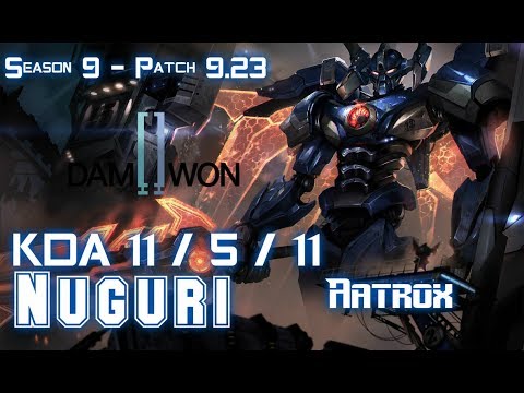 DWG Nuguri AATROX vs HECARIM Top - Patch 9.23 KR Ranked