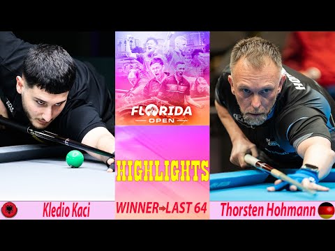HIGHLIGHTS | Kledio Kaci vs Thorsten Hohmann | Florida Open Pool Championship