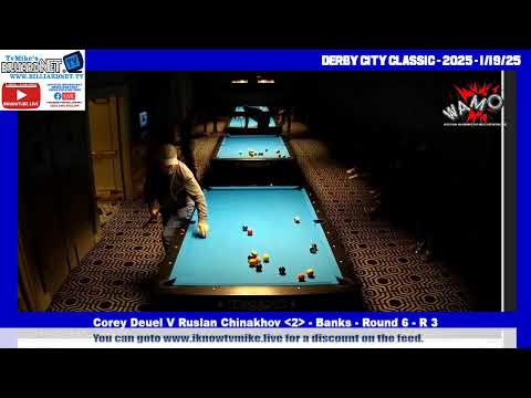 Derby City Classic 2025 - Corey Deuel V Ruslan Chinakhov - Banks - 1/19/25