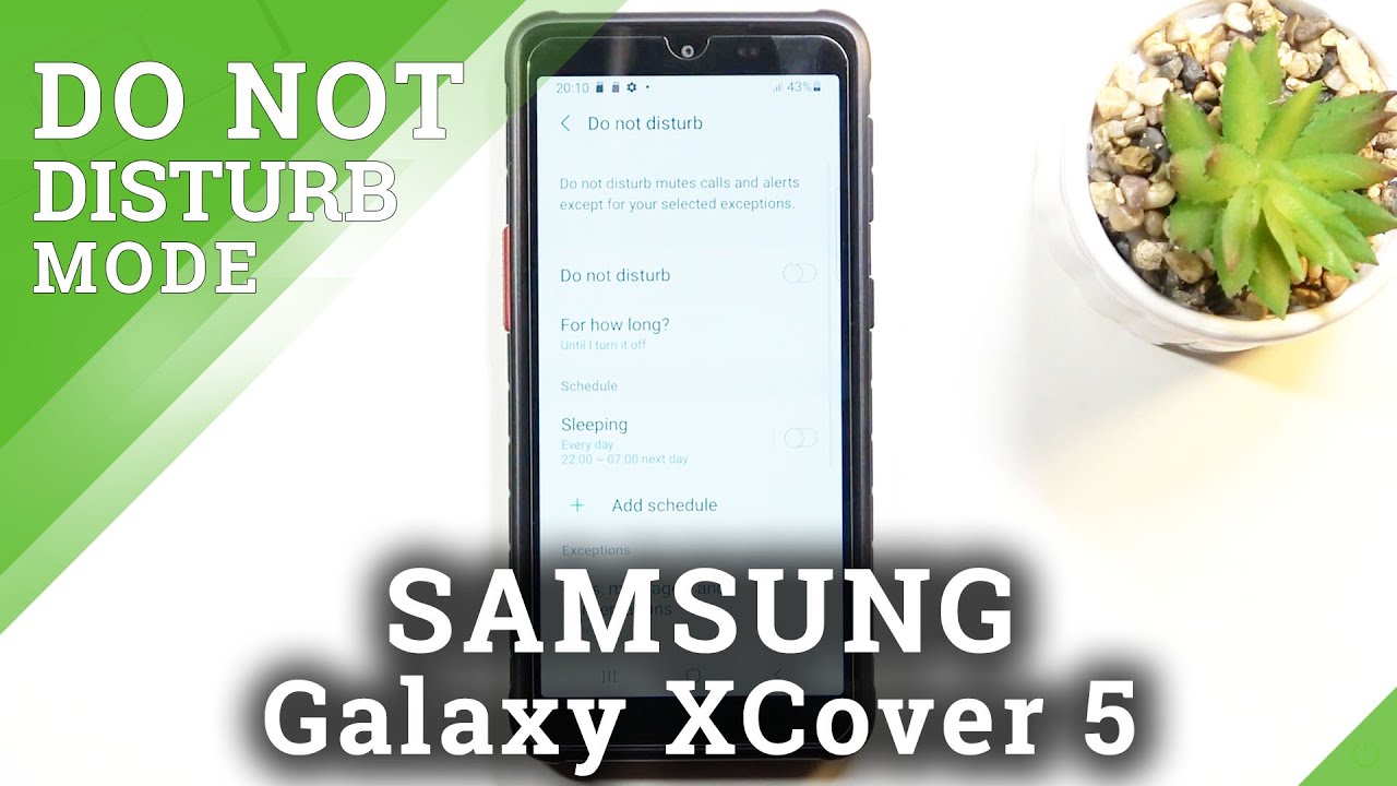 How to Activate Do Not Disturb Mode in SAMSUNG Galaxy XCover 5 – Adjust Silent Preferences