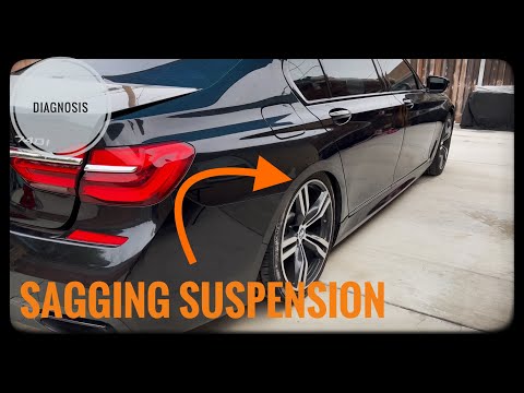 BMW Diagnosis sagging suspension without a scan tool.