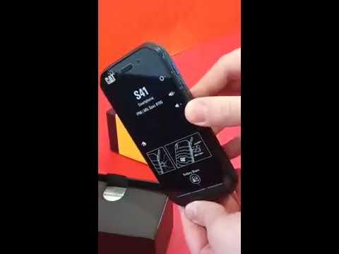 Cat S41 smartphone unpacked