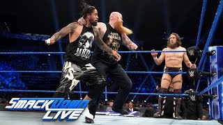 The Usos vs Daniel Bryan & Rowan – SmackDown