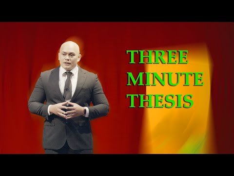 Three Minute Thesis (3MT) 2019 - Richard Crichton