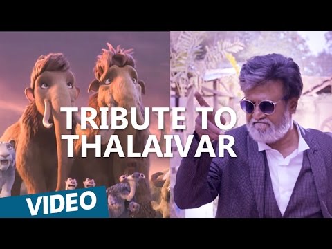 Kabali | Tribute To Thalaivar from Ice Age:5 gang | Rajinikanth | Pa Ranjith | Santhosh Narayanan