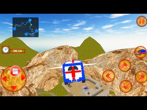 Flying Ambulance Rescue Emergency Game ~ Android Gameplay