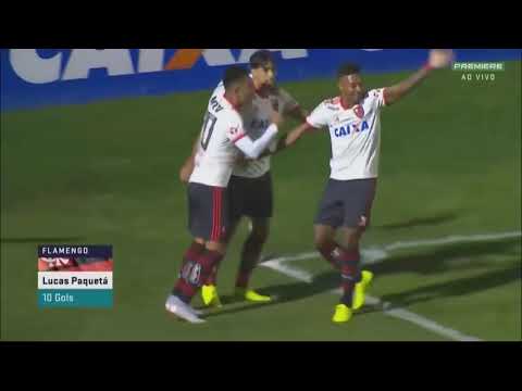 Paraná 0 x 4 Flamengo   Melhores Momentos e Gols HD Brasileirão 21 10 2018