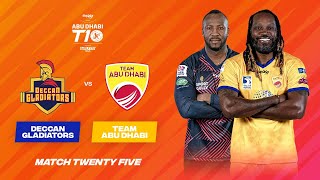 Mach 25 HIGHLIGHTS | Deccan Gladiators vs Team Abu Dhabi | Day 11 | Abu Dhabi T10 Season 5