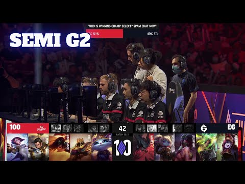 100 vs EG - Game 2 | Semi Finals S12 LCS Summer 2022 | 100 Thieves vs Evil Geniuses G2