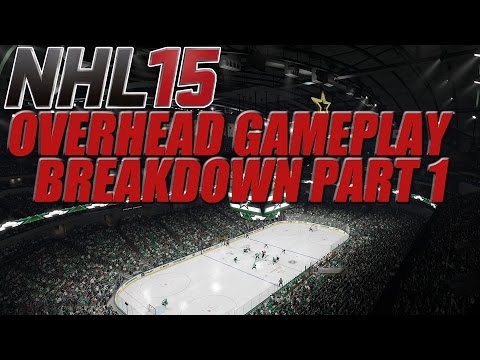 NHL 15 OVERHEAD GAMEPLAY BREAKDOWN (Part 1)