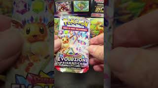Tin Vaporeon… prima bustina e già male 😭 Evoluzioni Prismatiche  #pokemoncards Pokemon