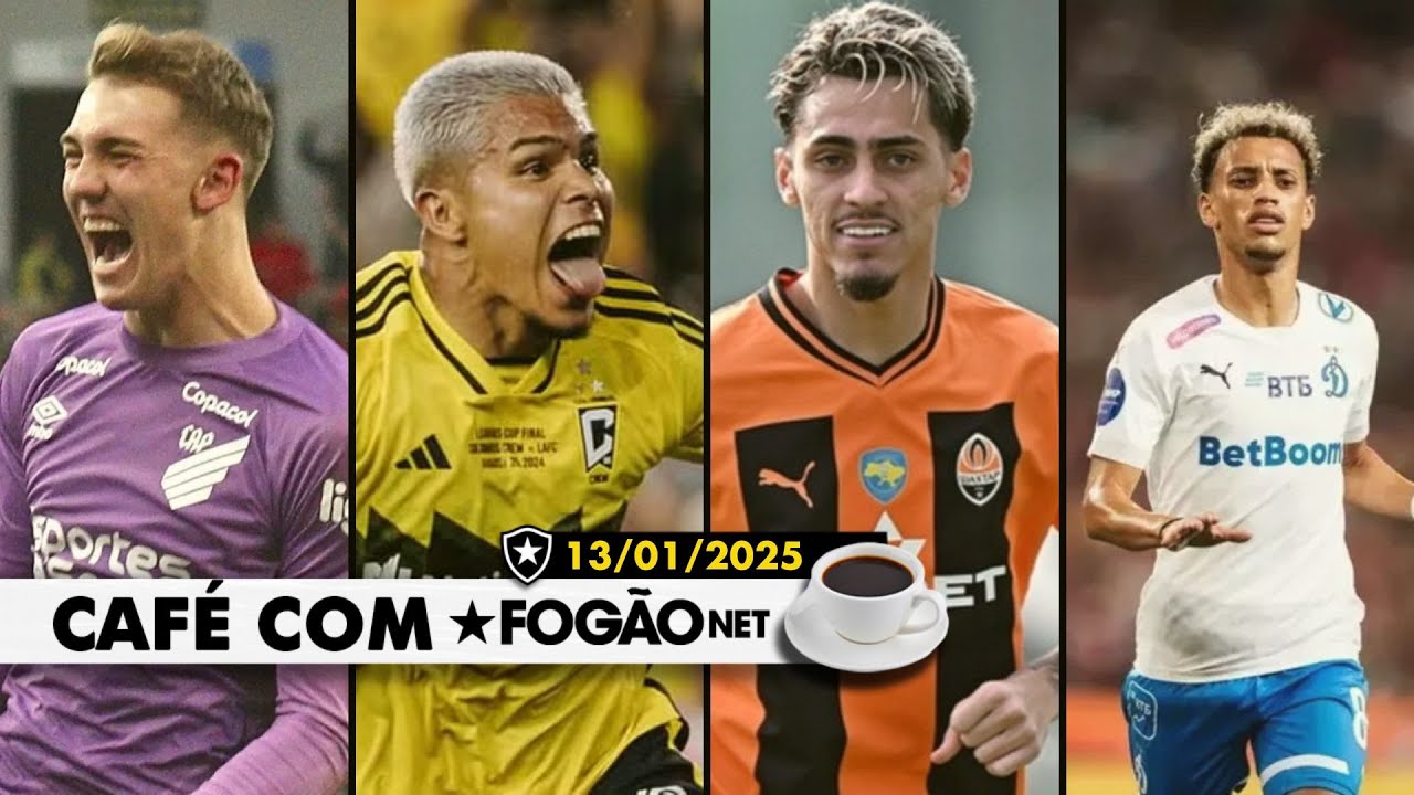 LIVE CAFÉ COM FOGÃONET | Botafogo avança por Léo Linck; propostas por Cucho, Bitello e Marlon Gomes