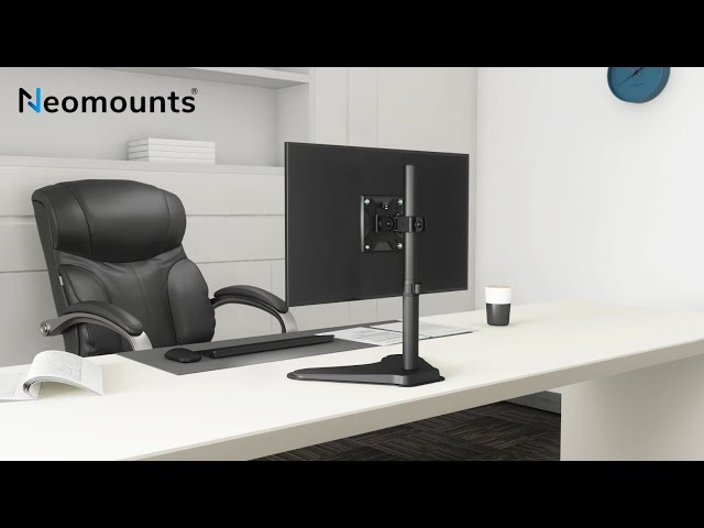 Vidéo teaser pour Neomounts FPMA-D550SBLACK monitor desk stand - full motion