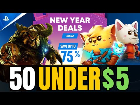 50 Absolute BANGERS Under $5! | PSN New Year Deals 2026