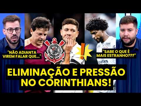 “NÃO VENHAM COM ESSA DESCULPA! O CORINTHIANS FOI ELIMINADO e o MAIS ESTRANHO é que…” VEJA DEBATE!