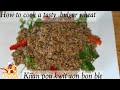 how to cook a tasty bulgur wheat kijan pou kwit yon bon ble haitian style yesitsdelish