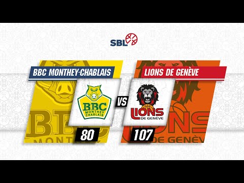 BBC Monthey-Chablais vs. Lions de Genève - Game Highlights