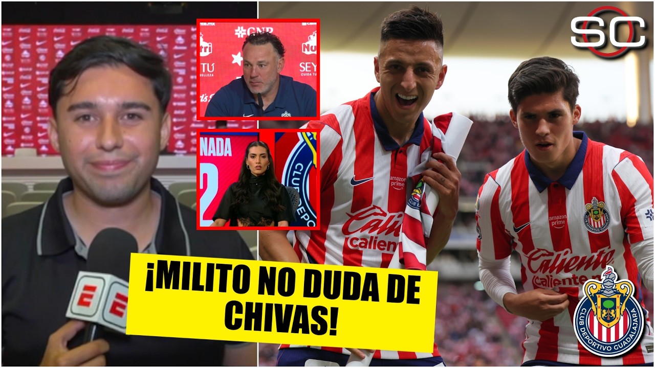 GABRIEL MILITO mantiene la CALMA tras la AGÓNICA victoria de CHIVAS: “Los GOLES van a LLEGAR” | SC