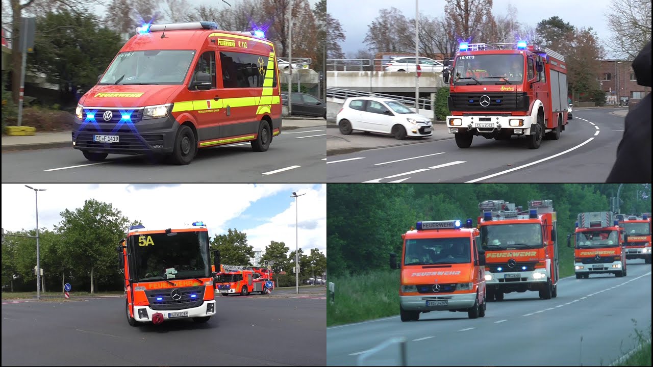[Hannover, Lüneburg, Celle] Alarmfahrten Feuerwehr in Niedersachsen