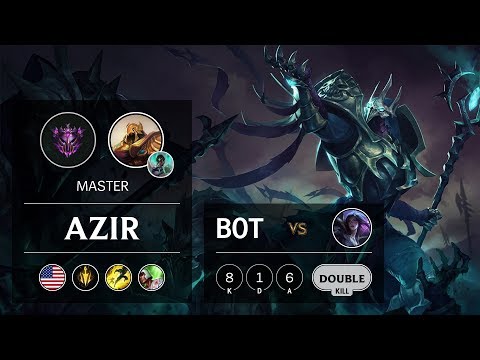 Azir Bot vs Kai'Sa - NA Master Patch 9.13